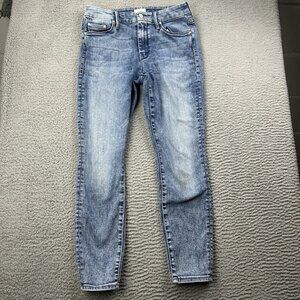 Mother The Looker Ankle Skinny Twice Shy Jean Women Sz 28 Denim Revolve